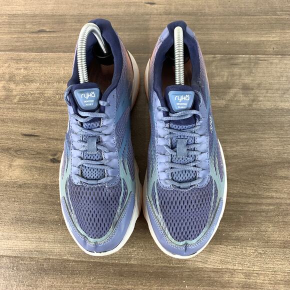 Ryka Devotion Plus 2 Womens Athletic Shoes Sz 8.5 M Blue Sneaker Running Lace Up - Picture 2 of 10